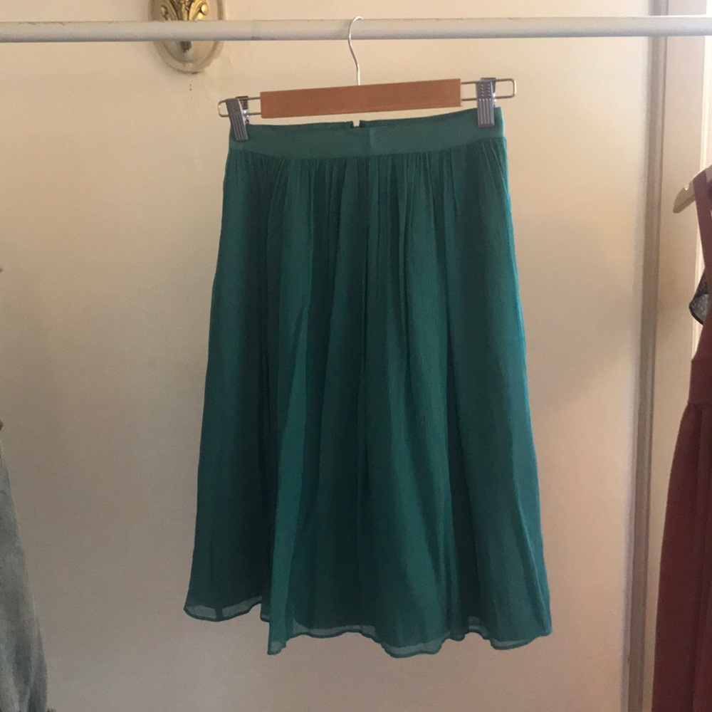 J crew blue skirt